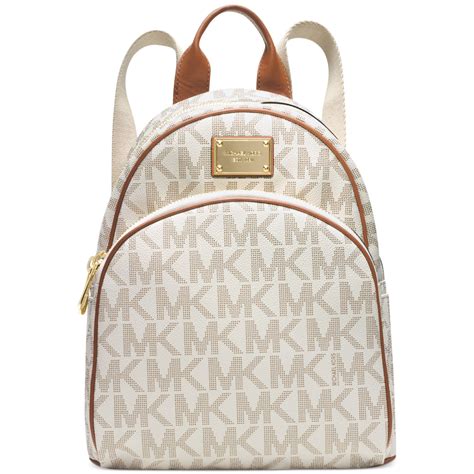 michael kors rucksack weiss|Michael Kors backpack small.